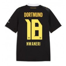 Borussia Dortmund Ethan Nwaneri #18 Bortedrakt 2026-27 Kortermet